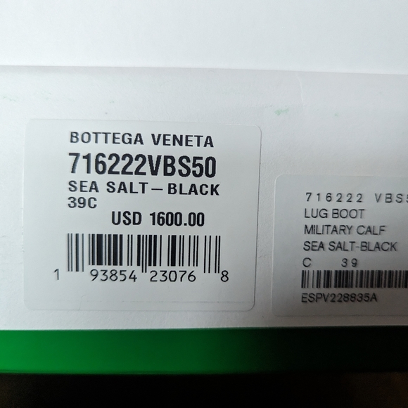 Bottega Veneta Lug Lace-Up Boot. Size 39. - Picture 2 of 8